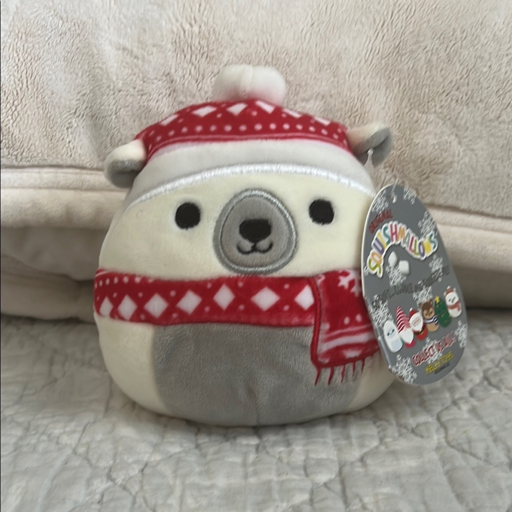 Squishmallows Holiday Bear Plush